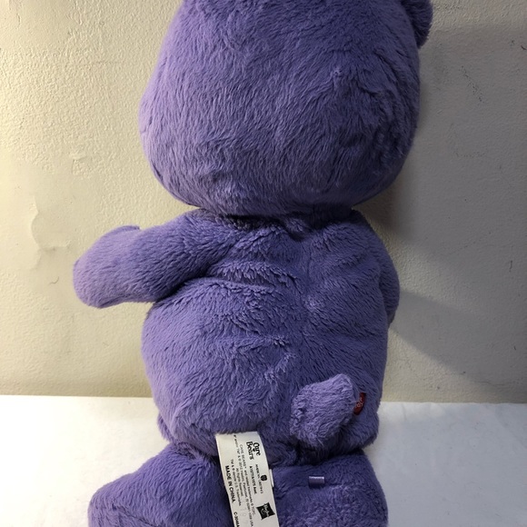 Care Bear Harmony Bear Plush Purple Embroidered Belly 13" Hasbro - Picture 4 of 7